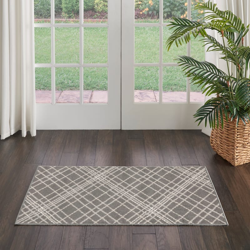 Nourison Jubilant Indoor Plaid Area Rug