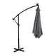 preview thumbnail 14 of 17, Glam 10-foot Solar LED & UV 50+ Cantilever Umbrella (No Base)