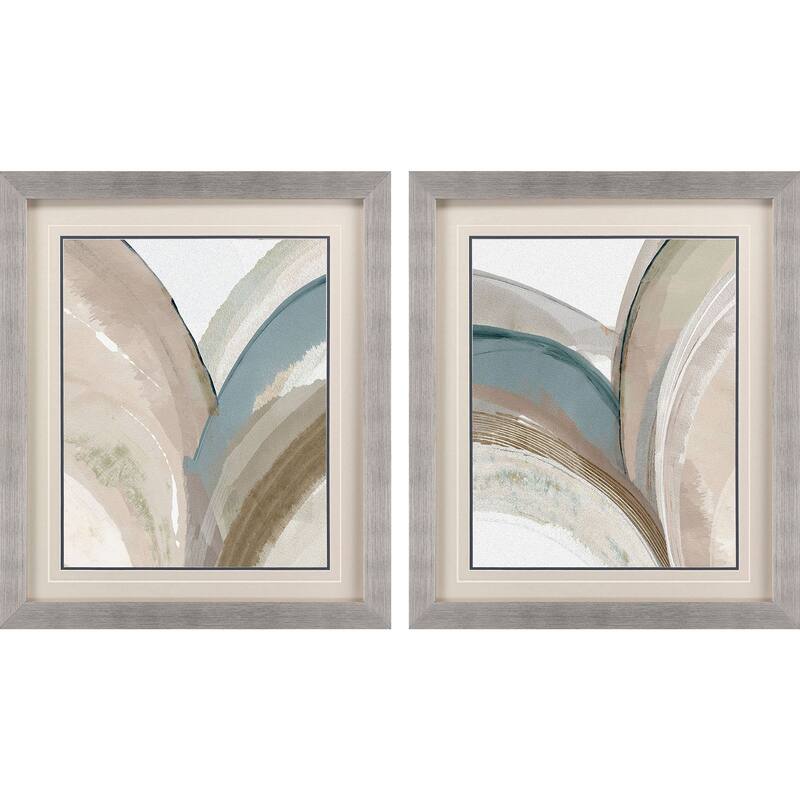 Paragon Abstract Skyfall Framed Art - Set of 2