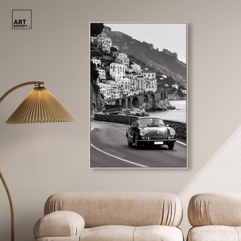 Drive through the Town Canvas by Art Remedy