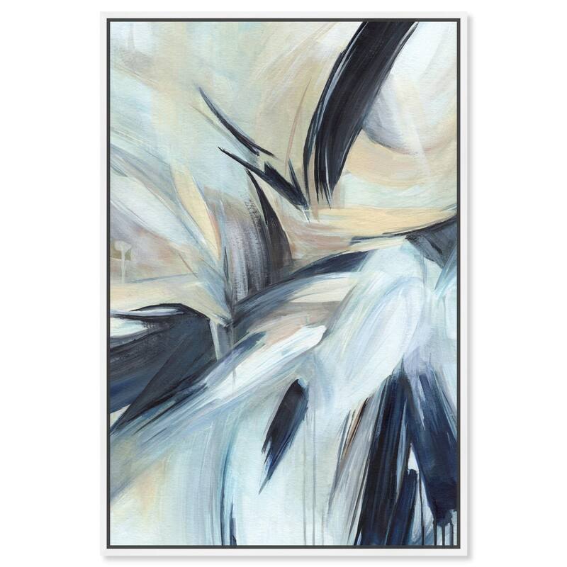 Layered Shadows Canvas by Art Remedy - White - 16" x 24"