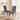 Fabric Upholstery Tufted Parsons Dining Chairs Set of 2
