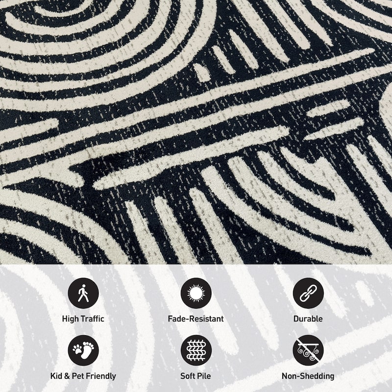 Transitional Bohemian Area Rug