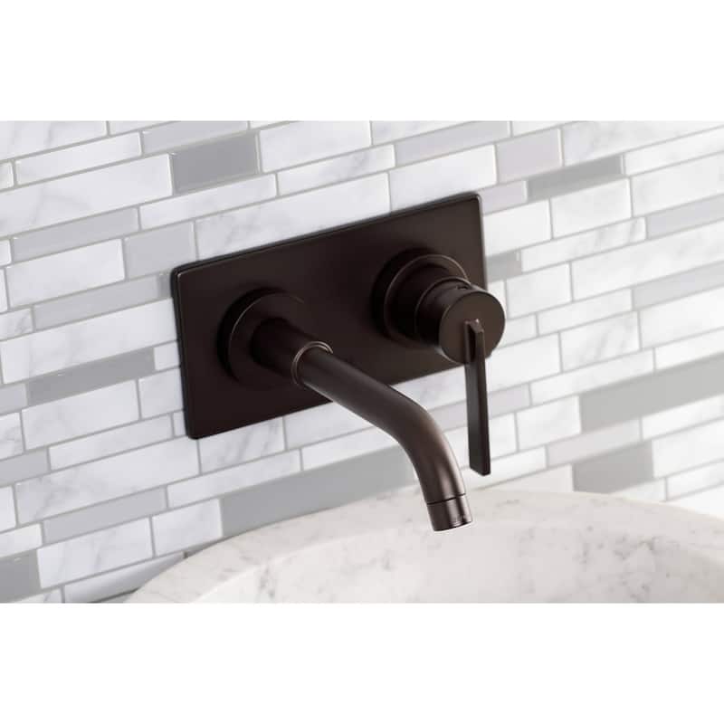 Kingston Brass Continental 1.2 GPM Wall Mounted Mini-Widespread