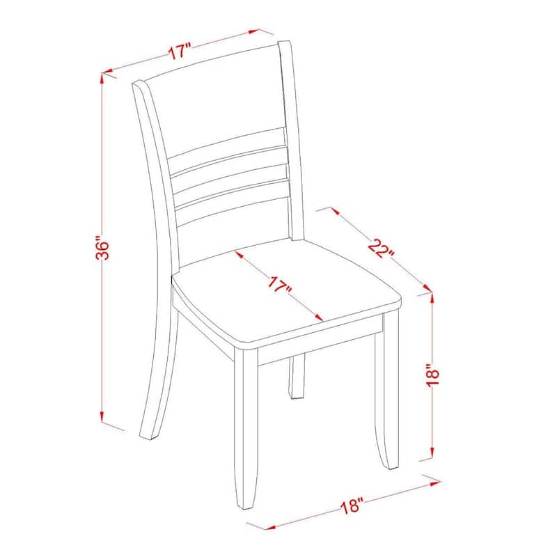 East West Furniture Kitchen Table Set Consist of a Square Table with Butterfly Leaf and Dining Chairs (Chair Seat Type Options)