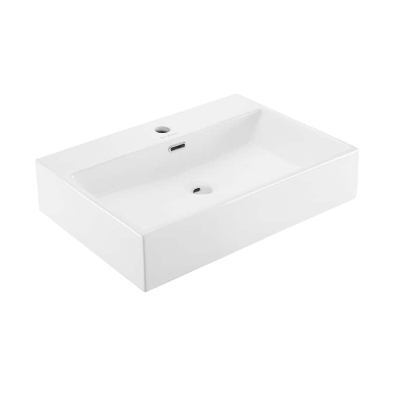 Claire 24” Rectangle Wall-Mount Bathroom Sink