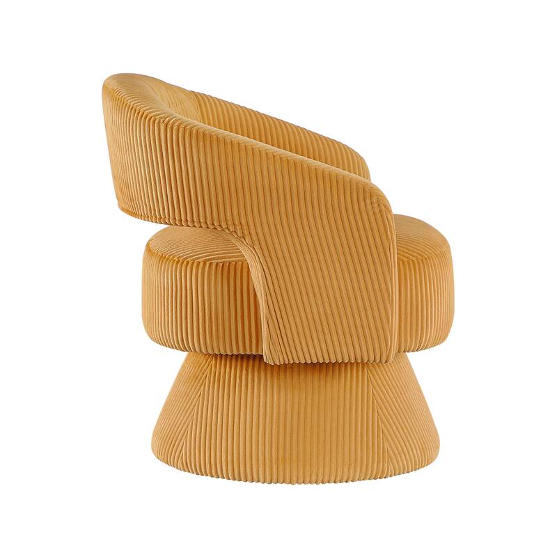Parris Corduroy Swivel Chair