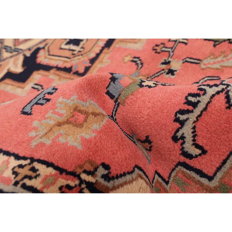 ECARPETGALLERY Hand-knotted Jules Serapi Dark Copper Wool Rug - 6'0 x 9'0