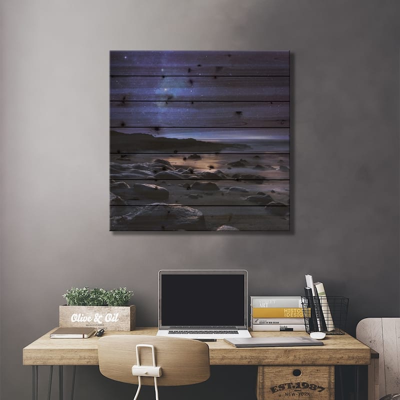 Echoes of the Silence Print On Wood by Sebastien Del Grosso - Multi-Color