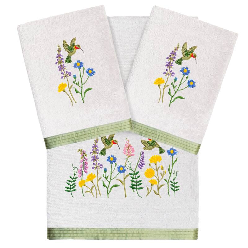 Authentic Hotel and Spa Turkish Cotton Hada 3 PC Towel Set - Silver