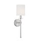 preview thumbnail 1 of 0, Meridian M90057 20" Tall Wall Sconce Brushed Nickel