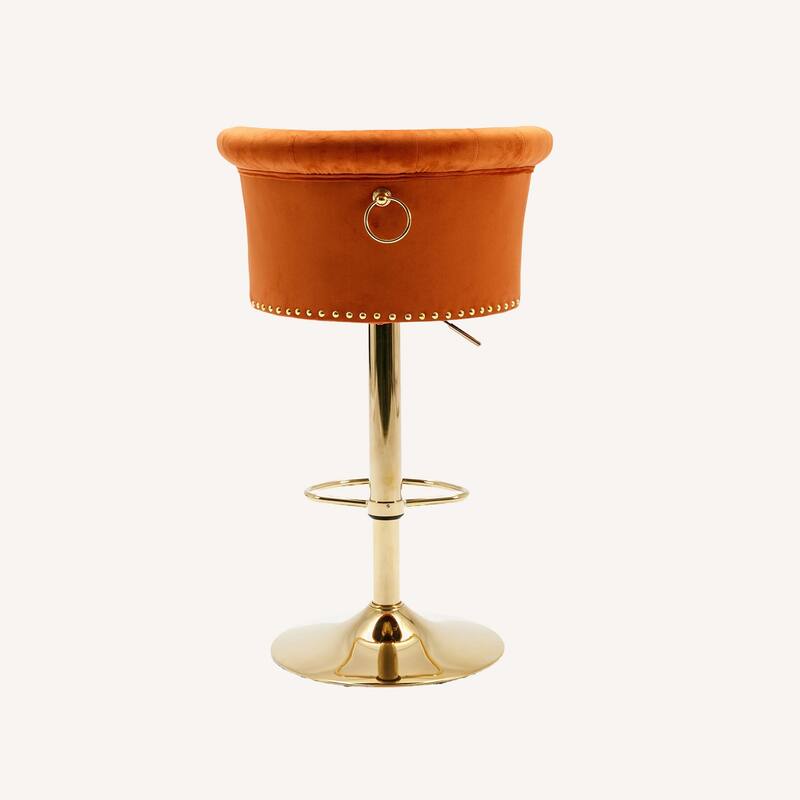 Set of 2 Adjustable Counter Height Chairs