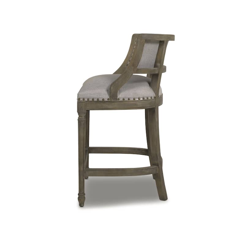 Paris Farmhouse Counter and Bar Stool with Backrest