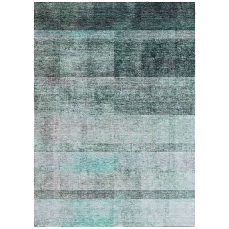 Gamo Ombre Weather Resistant Blended Style Runner Outdoor Rug