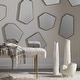 preview thumbnail 2 of 6, Scandinavian Style Wall Mirrors - 20" - Gold - Set of 4