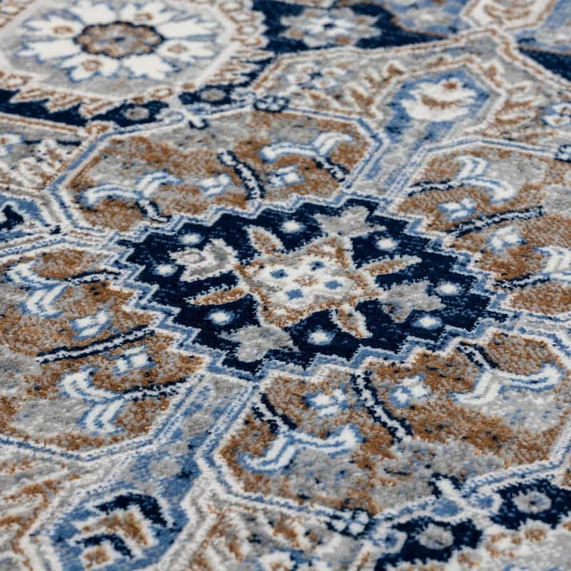 Luxe Weavers Oriental Medallion Area Rug, Medium Pile Carpet