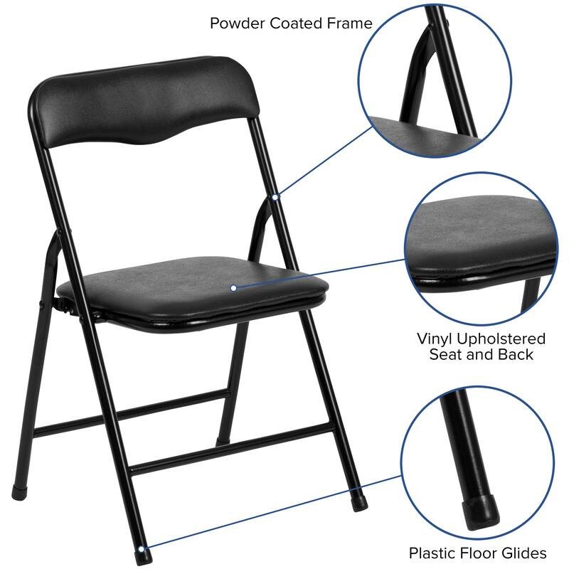 Kids Colorful 3 Piece Folding Table and Chair Set