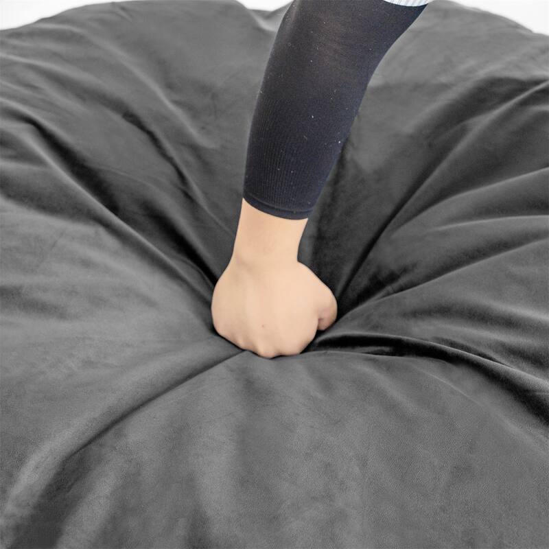 Giant 5' Memory Foam Furniture Bean Bag Chairs with Microfiber Cover