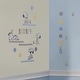 preview thumbnail 2 of 1, Lambs & Ivy My Little Snoopy™ & Woodstock Blue/Yellow/Gray Wall Decals/Appliques