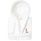 preview thumbnail 75 of 78, Sweet Kids 100% Polyester SUPER PLUSH Double Brushed Hooded Bathrobe with Pink Bookman Monogram L - Large