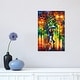 preview thumbnail 4 of 5, iCanvas "Rainy Dance II" by Leonid Afremov Canvas Print 18x12x1.5