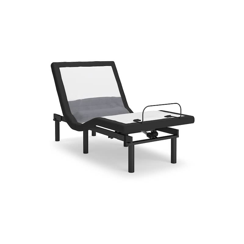 Signature Design by Ashley Best Base with Lumbar and Audio Black Adjustable Base