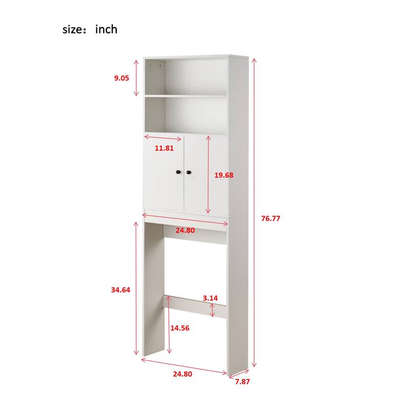 Above Toilet Storage Cabinet