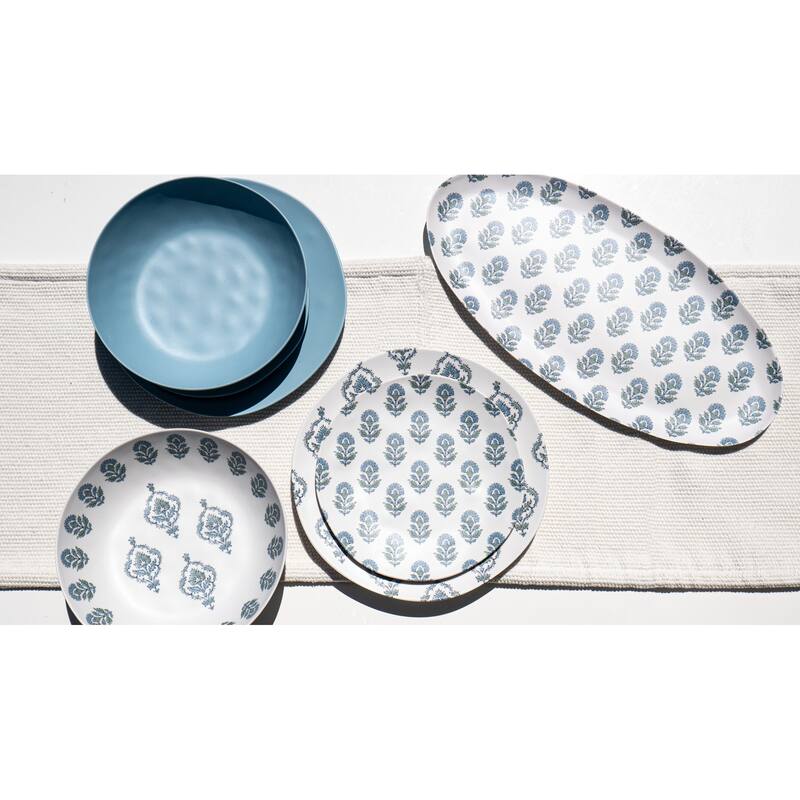 Abode Homewares Organic NewWave Melamine Low Bowl - 9.1" - Set of 6