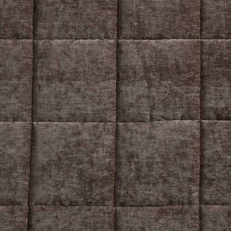 Vera Wang Chenille Box Solid 3 Piece Quilt Set