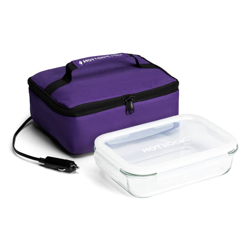 HOTLOGIC Portable Personal 12V Mini Oven, Aqua Floral