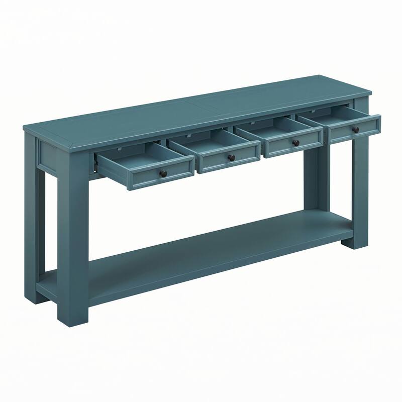 Console Table/Sofa Table(Dark Blue)