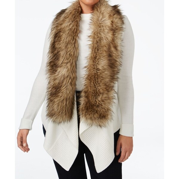 michael kors vest womens brown