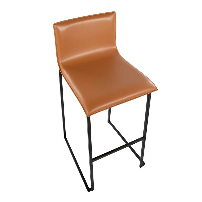 Silver Orchid Mara Upholstered Bar Stool - Set of 2