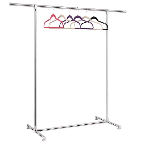 Shop Costway Heavy Duty Stainless Steel Garment Rack Clothes