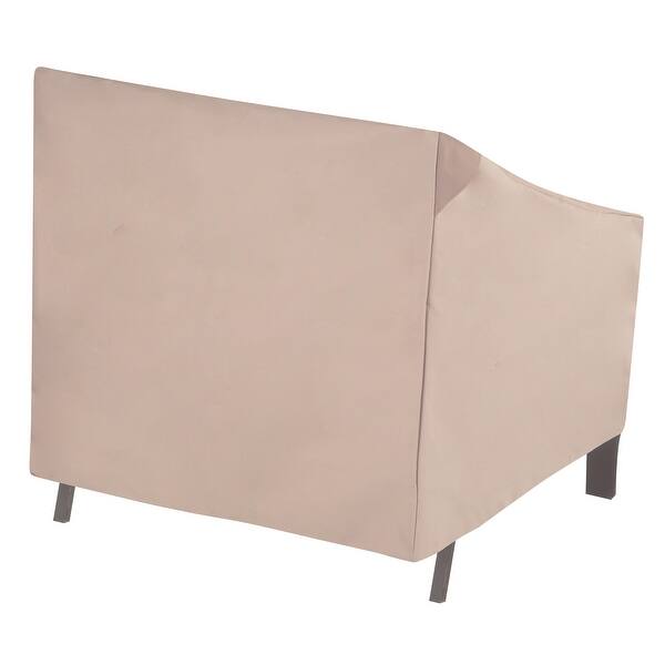 Shop Modern Leisure Monterey Outdoor Patio Swivel Lounge Chair Cover 37 5 W X 39 25 D X 38 5 H Beige Model 2972 Overstock 32441294