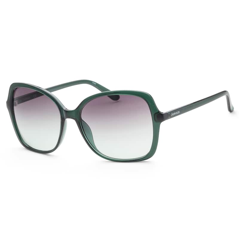 Calvin Klein Women's 57mm Milky Emerald Sunglasses