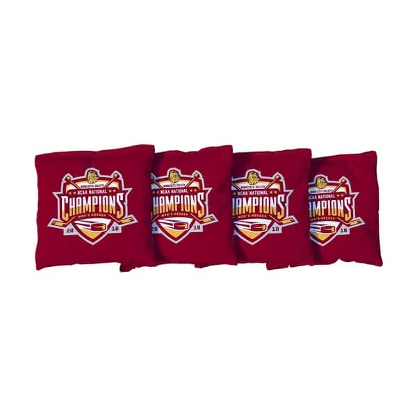 slide 2 of 3, Minnesota Duluth Hockey Champions Bag Set Red All-Weather Resin Filled