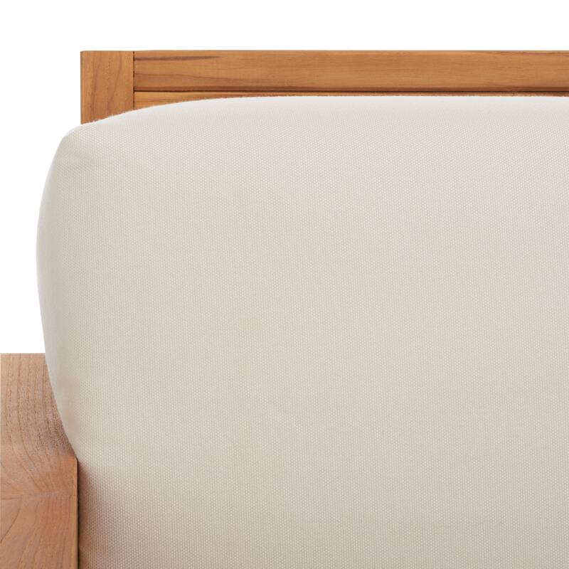 SAFAVIEH Couture Beth Outdoor Teak Club Chair - 32W x 37D x 29H