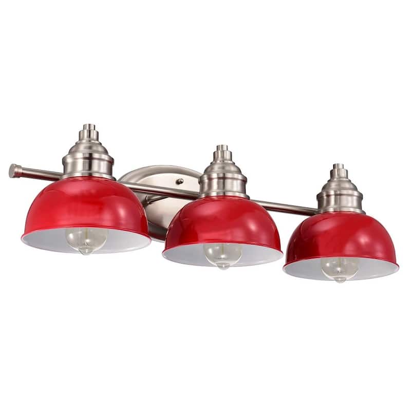 Barberal 3 Light Farmhouse Bathroom Vanity Wall Light