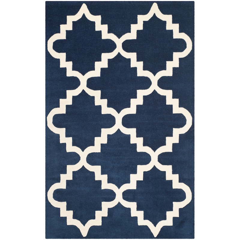 SAFAVIEH Handmade Chatham Abelle Modern Wool Rug
