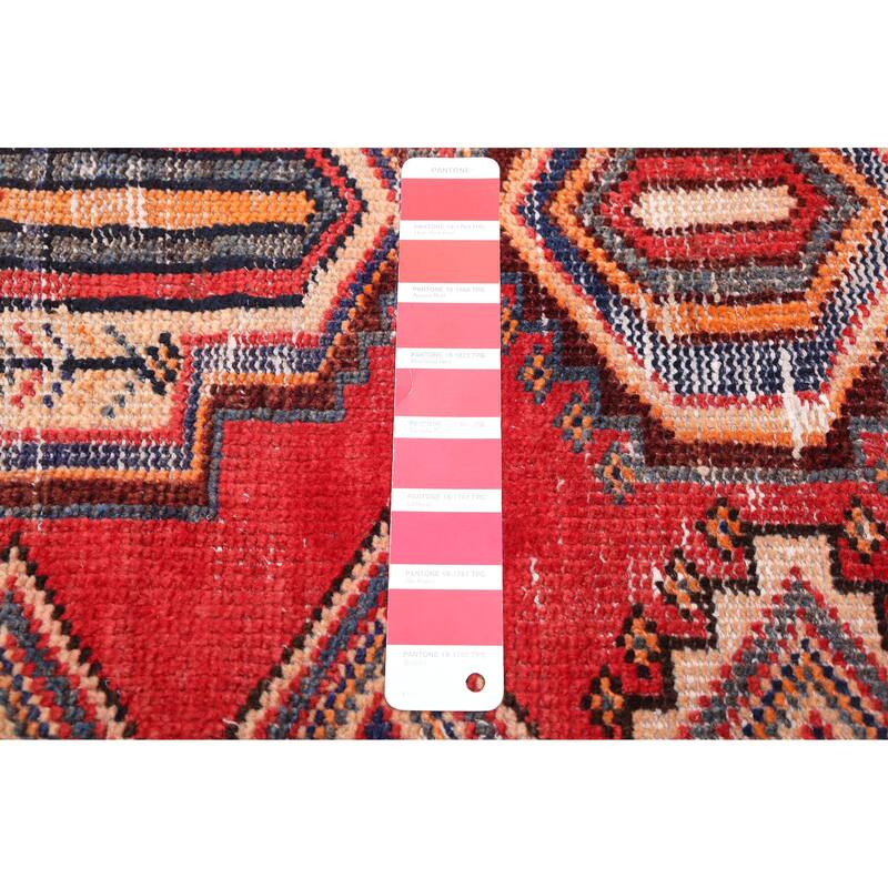 ECARPETGALLERY Hand-knotted Antalya Vintage Red Wool Rug - 3'4 x 6'6