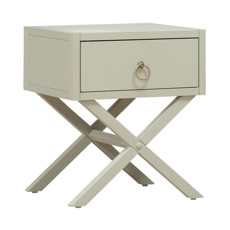 Liberty FurnitureEast End 1 Drawer Accent Table Green Mist - Width19" x Depth16" x Height 22"