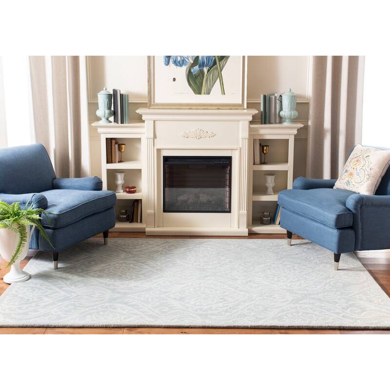SAFAVIEH Handmade Bella Teresia Modern Floral Wool Rug