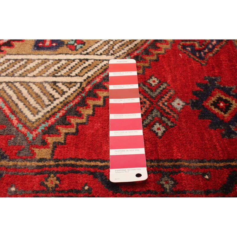 ECARPETGALLERY Hand-knotted Konya Anatolian Red Wool Rug - 3'1 x 9'6