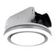 preview thumbnail 1 of 13, Akicon Bathroom Fan with Light, 90 CFM, 1.5 Sones Exhaust Fan, Dimmable 3CCT LED Light with Night Light Silver