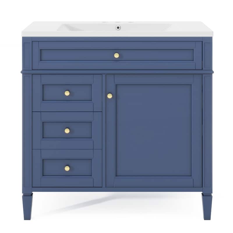 30" Bathroom Vanity with Single Sink