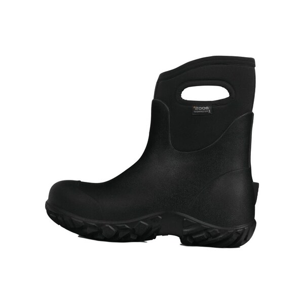 black insulated waterproof work boots