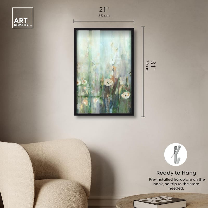 Harmony Green II Shadowbox by Art Remedy
