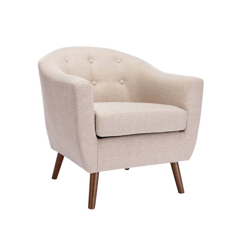 Carson Carrington Junsele Linen Upholstery Club Accent Chair