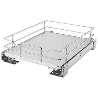 Rev-A-Shelf 5330 Series 14-1/2 Inch Pull Out Cabinet Organizer Basket